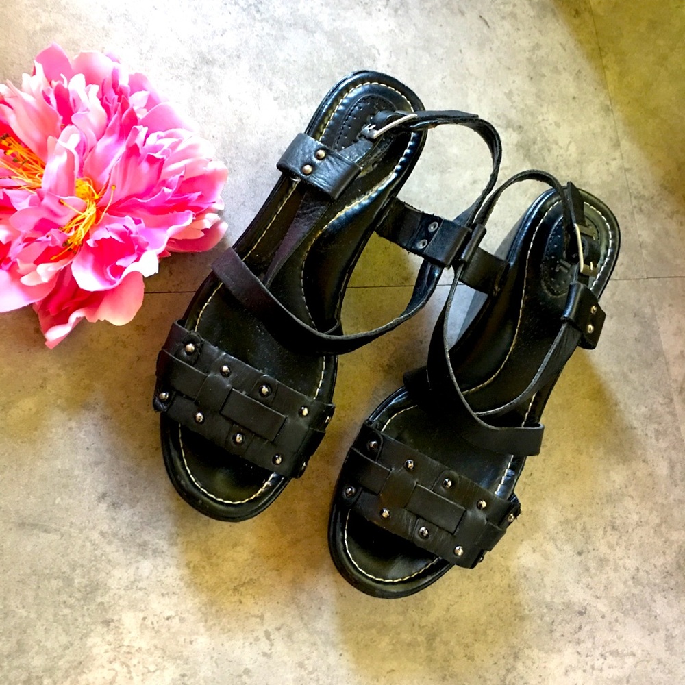 Fossil size 6 wedge sandals